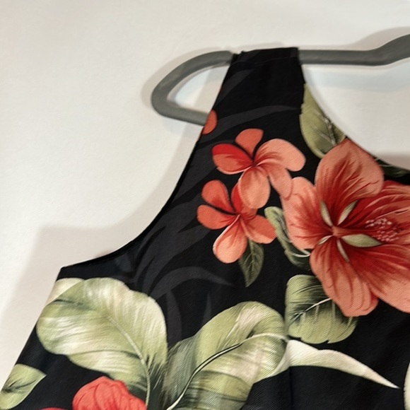 Tommy Bahama Black & Red Floral Dress - Picture 4 of 12